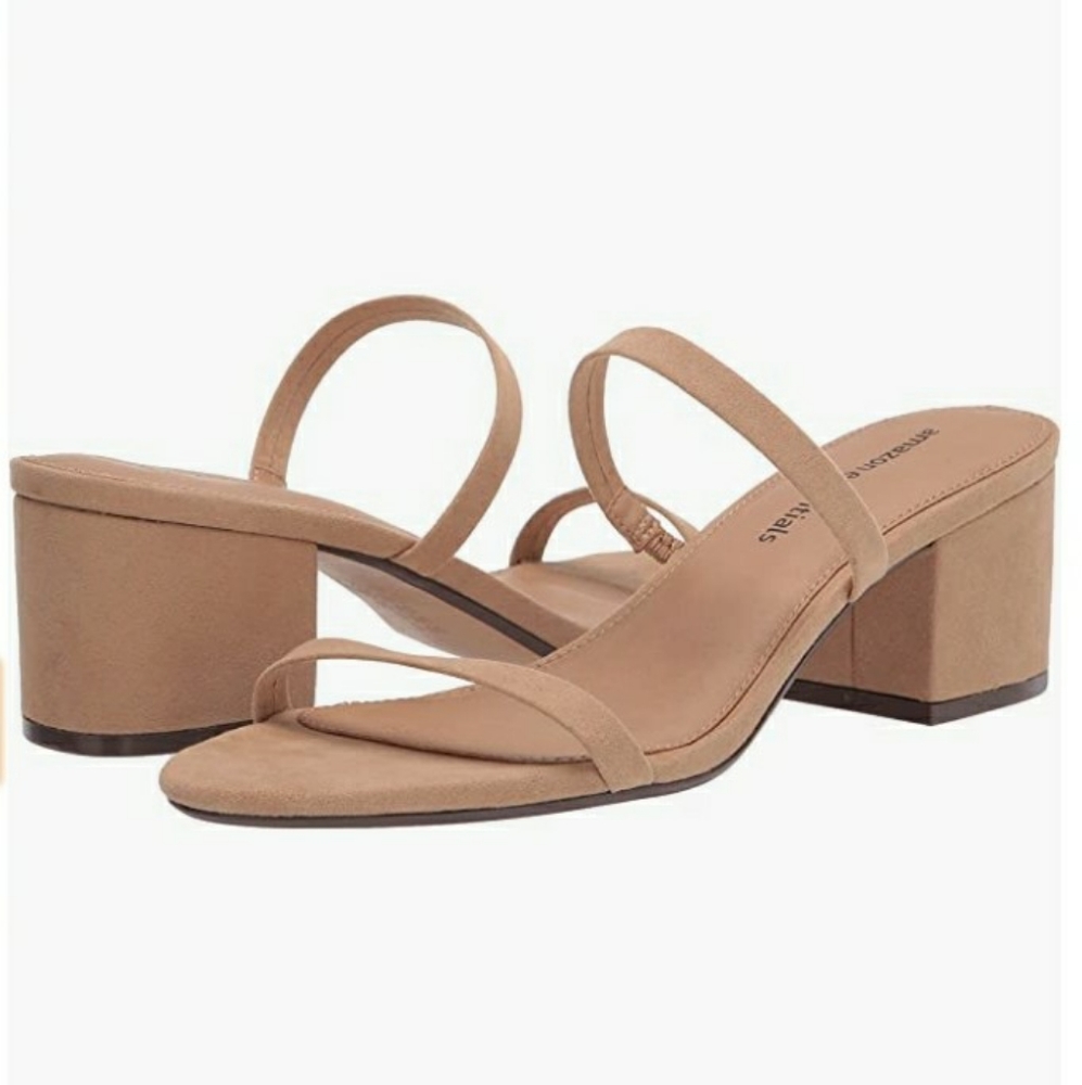 NWT Amazon Essentials Two Strap Slides - Picture 2 of 11